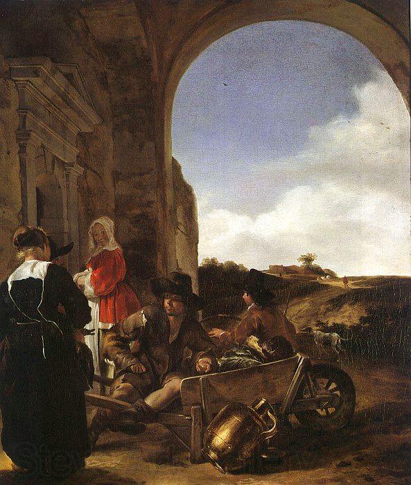 Jean Baptiste Weenix The Vegetable Merchant France oil painting art